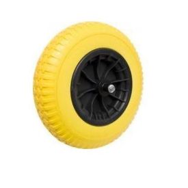Kruiwagenwiel NML Geel 13 cm as