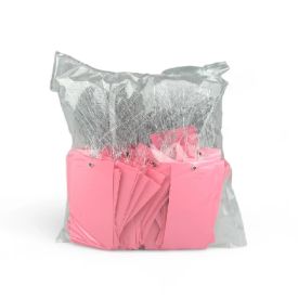 Hangetiketten plastic 12x5 Kleur Roze zak a 250 stuks