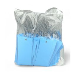 Hangetiketten plastic 12x5 Kleur Blauw zak a 250 stuks