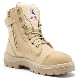 Steel Blue Southern Cross Zip S3  maat 38 Zand