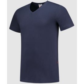 Tricorp T-shirt V-hals Fitted maat XS Donkerblauw
