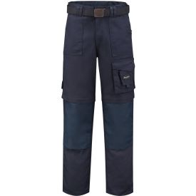 Workman Werkbroek 1024 Zip Off Maat 44 Kort Navyblauw