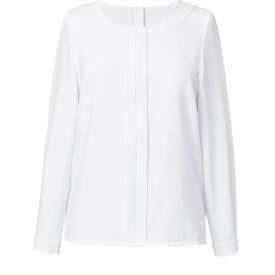 BT Dames Blouse Crepe Riola Lange mouw maat 58 Wit