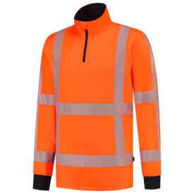 Tricorp Sweater Revisible Rits RWS Klasse 3 maat XS Fluor Oranje