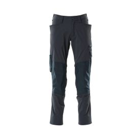 Mascot Werkbroek Stretch Kniezakken 18479 maat 42 Donkerblauw