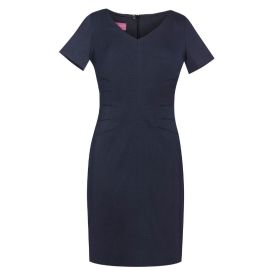 BT Jurk Portia maat 52 Donkerblauw/Pin Dot