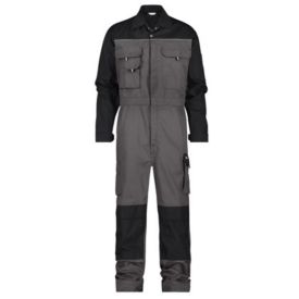 Dassy Overall Cannes tweekleurig maat 3XL Lichtgrijs/Zwart