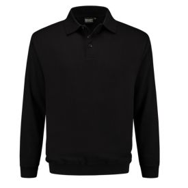 Indushirt Polosweater PSO 300 maat 4XL Zwart
