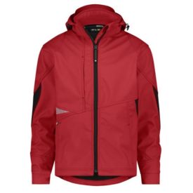 Dassy Softshell Gravity maat XS Rood/Zwart
