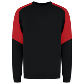 Tricorp Sweater Bicolor Redefined maat XS Zwart/Rood
