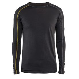 Blaklader Onderhemd 4799 Merino Xlight Lange mouw maat 4XL Donkergrijs
