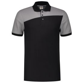 Tricorp Poloshirt Bicolor Naden maat 5XL Zwart/Grijs