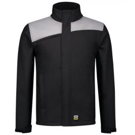 Tricorp Softshell Bicolor Naden maat 5XL Zwart/Grijs