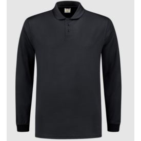 Tricorp Poloshirt UV Block Cooldry Lange mouw maat 5XL Navyblauw