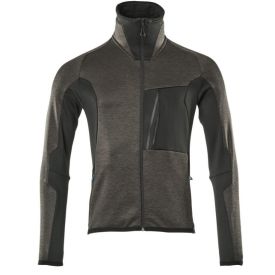 Mascot Fleecetrui Advanced 17103 maat 4XL Donker Antraciet/Zwart
