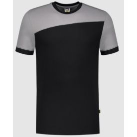 Tricorp T-shirt Bicolor Naden maat 5XL Zwart/Grijs