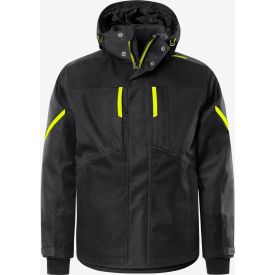 Fristads Winterjack Airtech 4058 GTC maat 4XL Zwart/Fluor Geel
