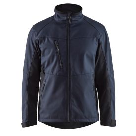 Blaklader Softshell Jack 4950 maat 4XL Navyblauw/Zwart