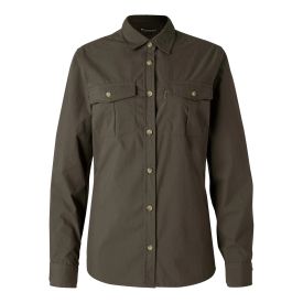 Pinewood Damesblouse Tiveden Insect-stop 3228 maat 2XL Donker Olijfgroen