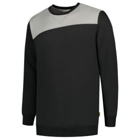 Tricorp Sweater Bicolor Naden maat 5XL Zwart/Grijs