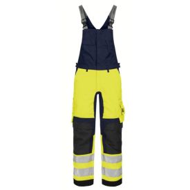 Tranemo Tuinbroek 4340 Klasse 2 maat 56 lengte maat Fluor Geel/Navyblauw