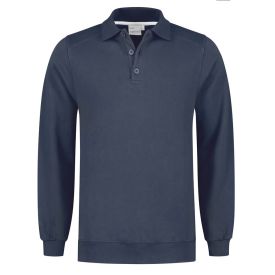 Santino Polosweater Ramon maat XS Denimblauw