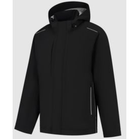 Tricorp Winterjas Tech shell Accent maat 5XL Zwart/Grijs