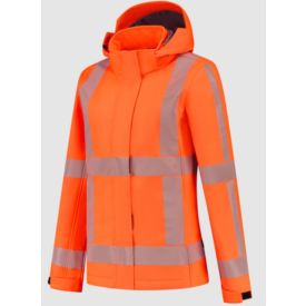 Tricorp Dames Softshell RWS Revisible Klasse 3 maat 5XL Fluor Oranje