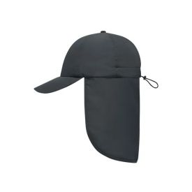 Daiber 6 Panel Cap met Nekflap maat OneSize Grafiet