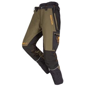 SIP zaagbroek Canopy Air-go klasse 1 Type A maat XS korte maat Groen/Zwart
