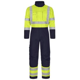 Tranemo Overall 4310 Klasse 3 maat 4XL Fluor Geel/Navyblauw