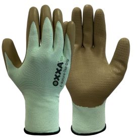 Oxxa handschoen E-Nature Top-Grip 52-050 maat 07 Olijfgroen