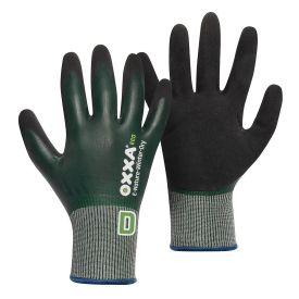 OXXA Handschoenen E-Nature-Winter-Dry Cut D 52-855 Maat S Zwart/Groen