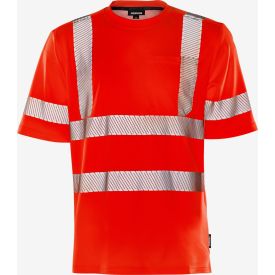 Fristads Signaal T-shirt 7407 Klasse 2 maat 4XL Fluor Rood