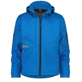 Dassy Softshell Gravity maat XL Azuurblauw/Antraciet